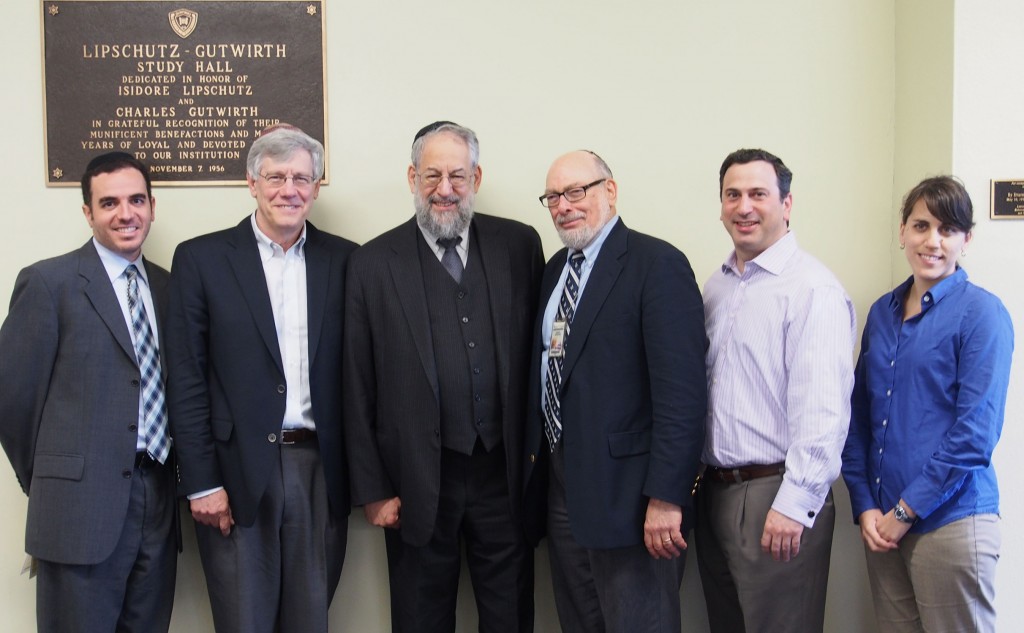 Dr. Hidary, Dr. Fraade, Dr. Schiffman, Dr. Bernstein, Mr. Zachter and Dr. Frisch.