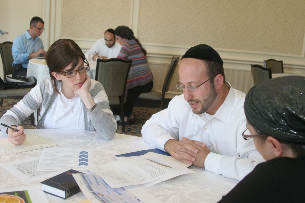 Danielle Grajower and Rabbi Daniel Schwechter design a differentiated lesson plan