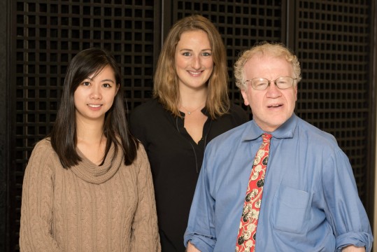 From left to right: Michelle Chen, Cait Sleight and Dr. William Salton
