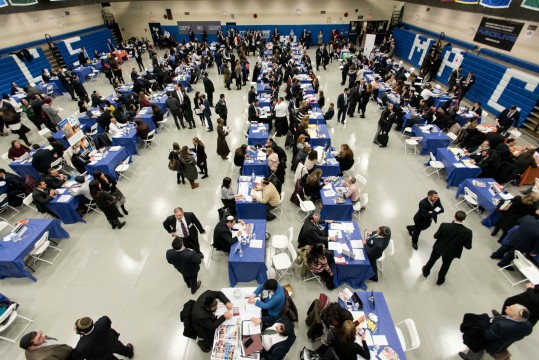 The annual Jewish Job Fair attracts
