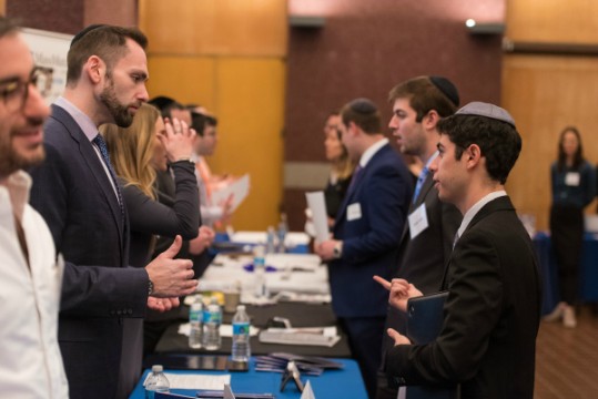 Career Fair hosted in Weissberg Commons