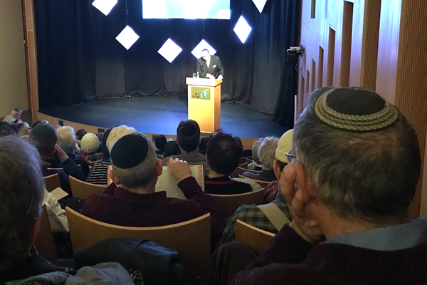 Rabbi Dr. Meir Soloveichik speaking at Beit Avi Chai on Abraham Lincoln