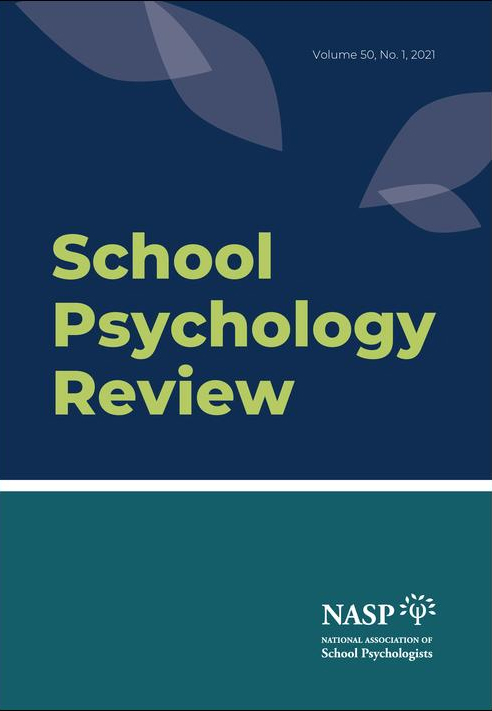 Cover of School Psychology Review