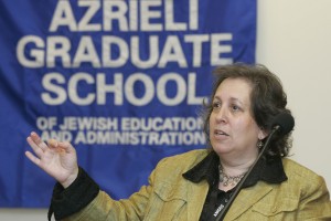 Dr. Rona Novick, associate professor at Azrieli Graduate School of Jewish Education and Administration