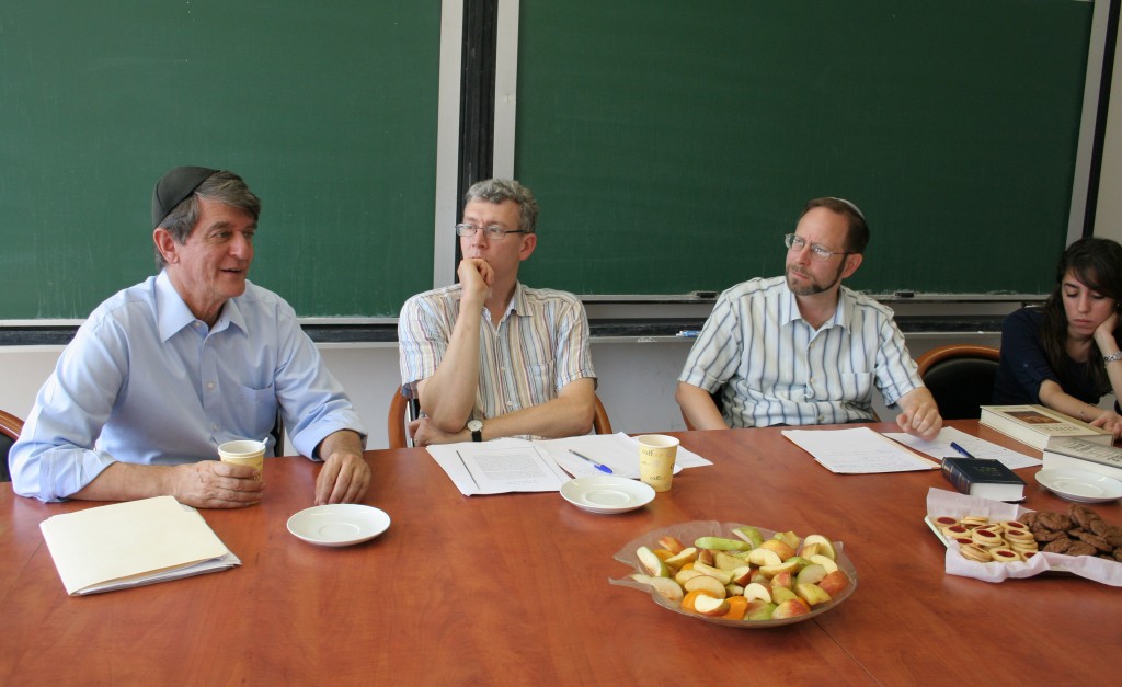 Cohen, second from right, along with members of the IAS research group