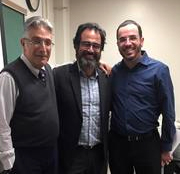 (l-r): Dr. Stillman; Dr. Ronnie Perelis; Rabbi Dr. Richard Hidary