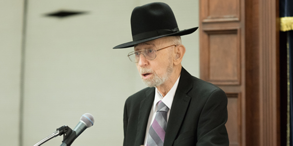 Rabbi Meir Fulda z"l speaking about Kristallnacht in 2016