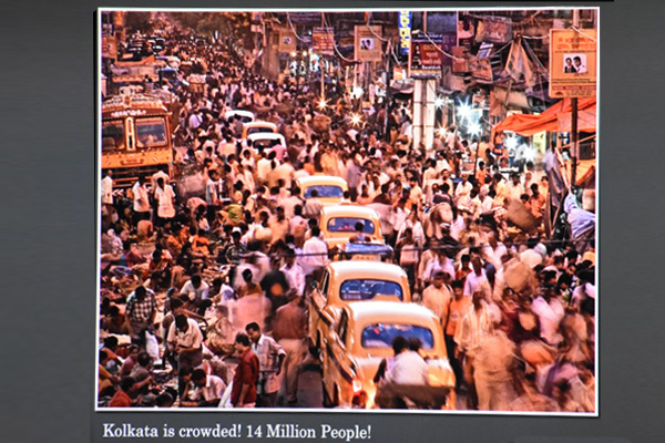 Crowds in Kolkata