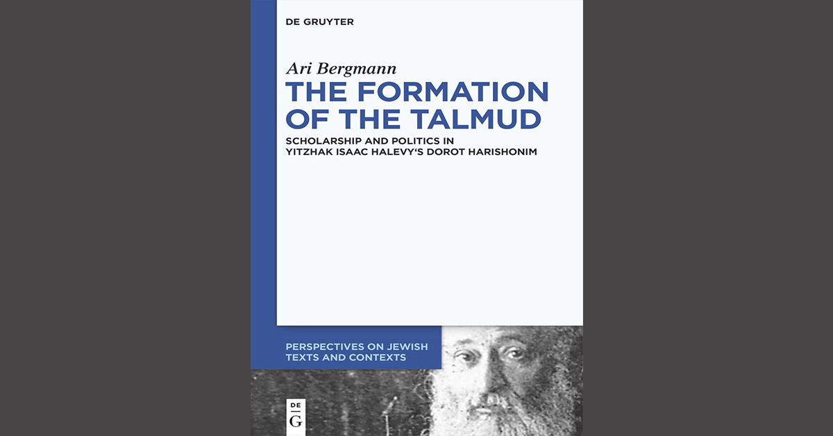 Rabbi Dr. Stu Halpern reviews The Formation of the Talmud by Rabbi Dr. Ari Bergmann about historical development of the Talmud.